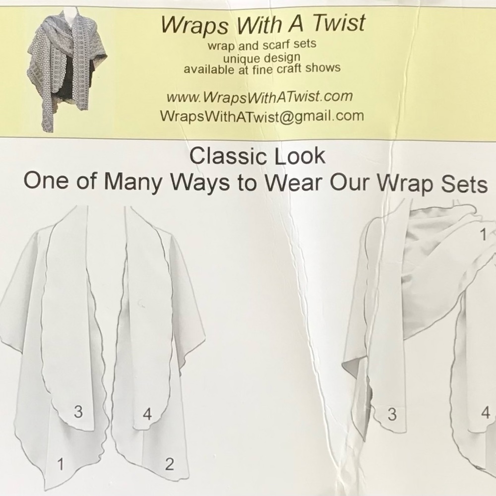 Versatile wool wrap - Picture 5 of 5